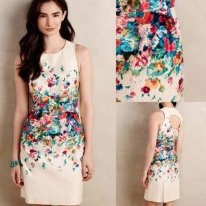 Anthropologie Like New Floral Dress